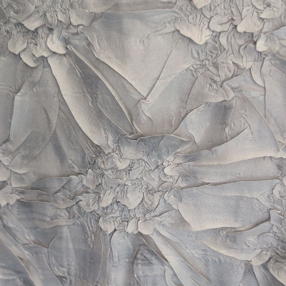 Elegant Women's Lace Blouse - Light Gray - Picture 2 of 3